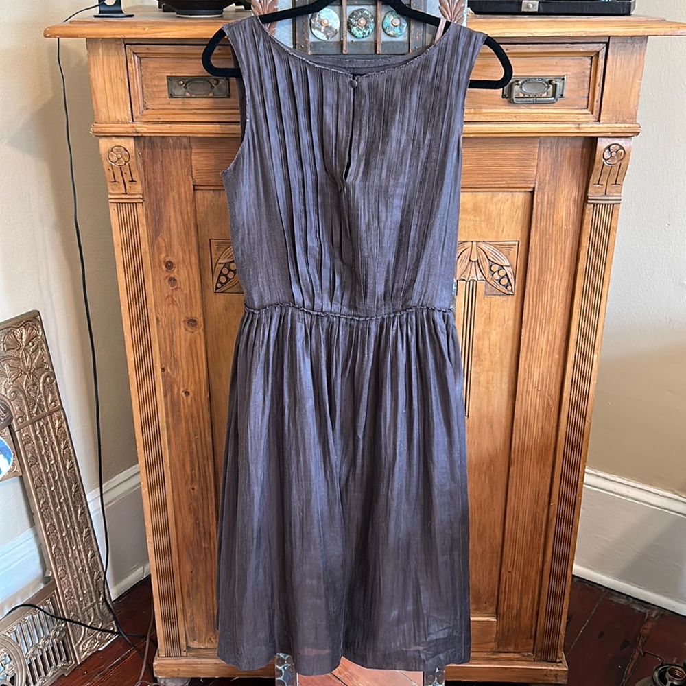 Matta Brown Cotton Dress - Size S